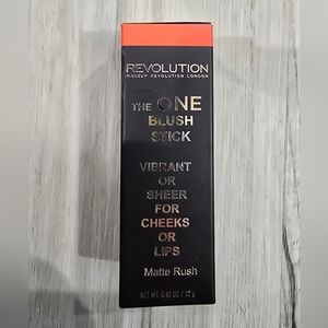 Revolution Makeup New Revolution The One Blush Stick Matte Rush NIB